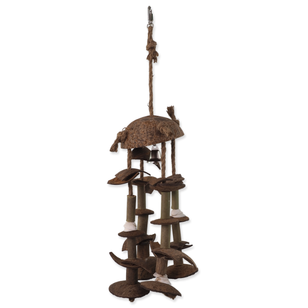 Obrázek Hračka EPIC PET závěsná dřevěná - se zvonečkem  60 cm